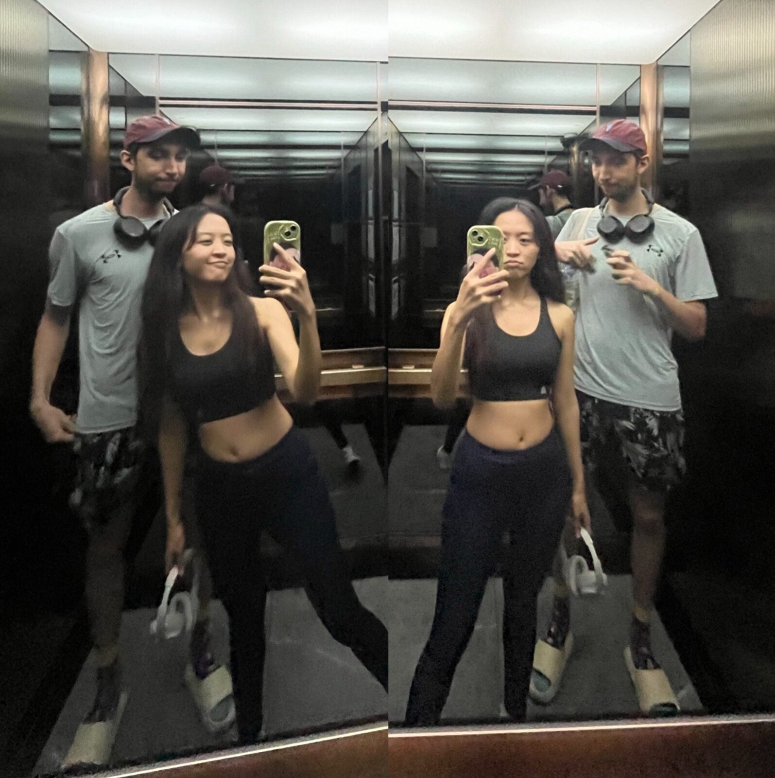 A gym memory together.